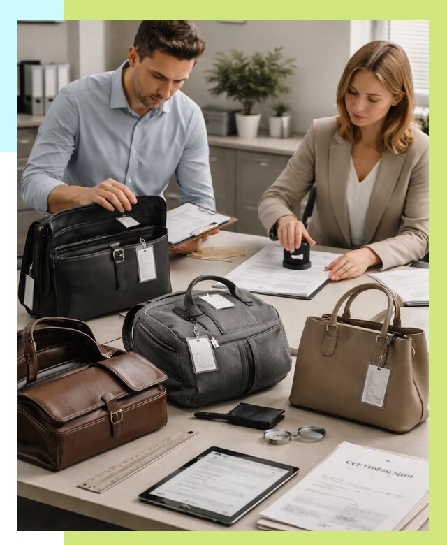 Сертификация сумок в Шатуре от 7683 руб. | Алешин-Штр