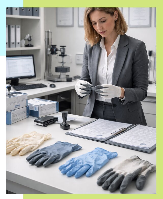 Сертификация перчаток в Шатуре от 8707 р. | Алешин-Штр