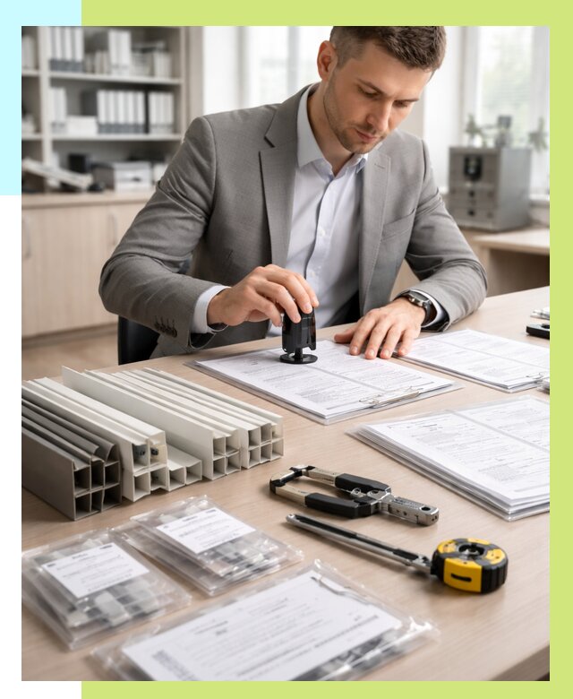 Сертификация ПВХ продукции в Шатуре от 8707 р., Алешин-Штр