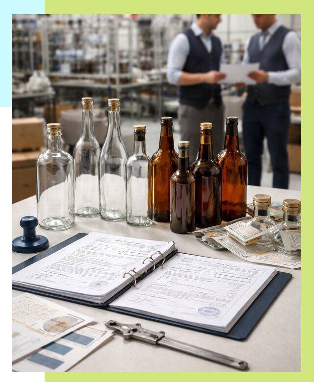 Сертификация стеклянных бутылок в Шатуре от 25610 р. | Алешин-Штр