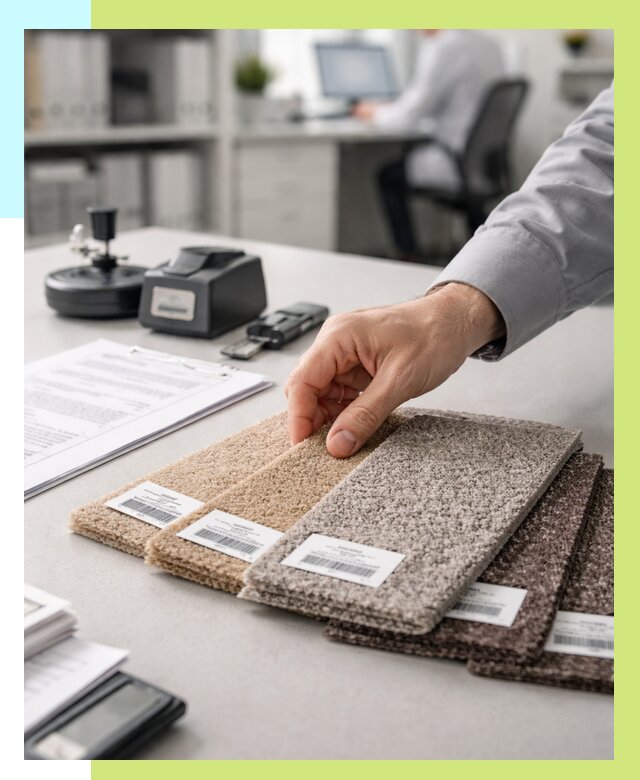 Сертификация ковролина в Шатуре от 15366 р., Алешин-Штр