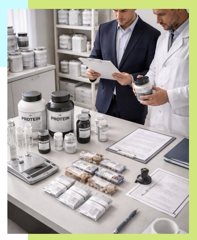 Сертификация спортивного питания в Шатуре от 15366 р., Алешин-Штр