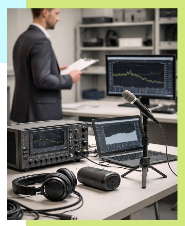 Сертификация аудиотехники в Шатуре от 15366 р., Алешин-Штр