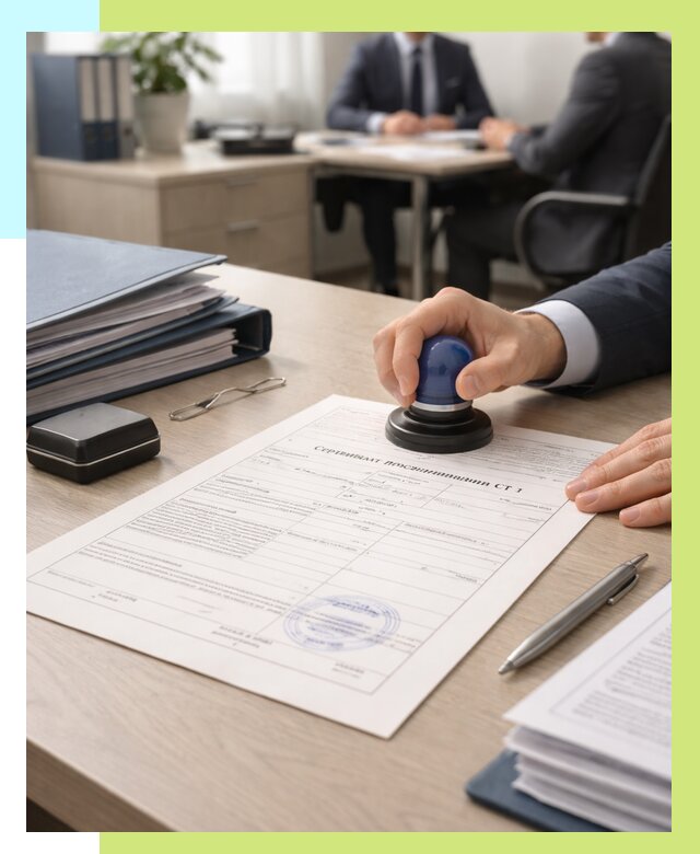 Сертификат происхождения СТ 1 в Шатуре от 4610 р. | Алешин-Штр