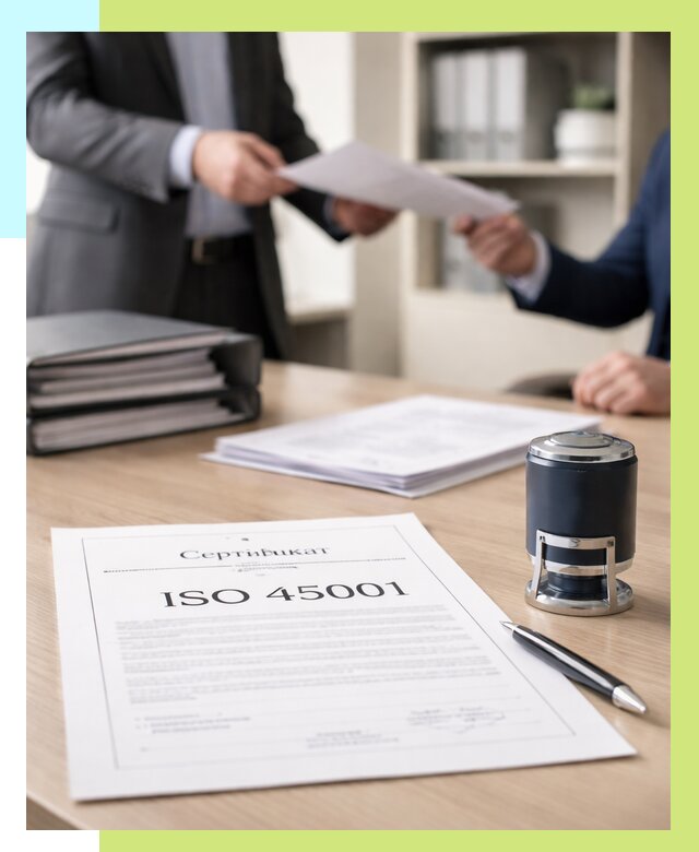 Сертификат ISO 45001 в Шатуре под ключ от 46098 р. | Алешин-Штр