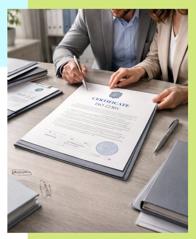 Сертификат ISO 22301 в Шатуре от 46098 р. | Алешин-Штр срочно