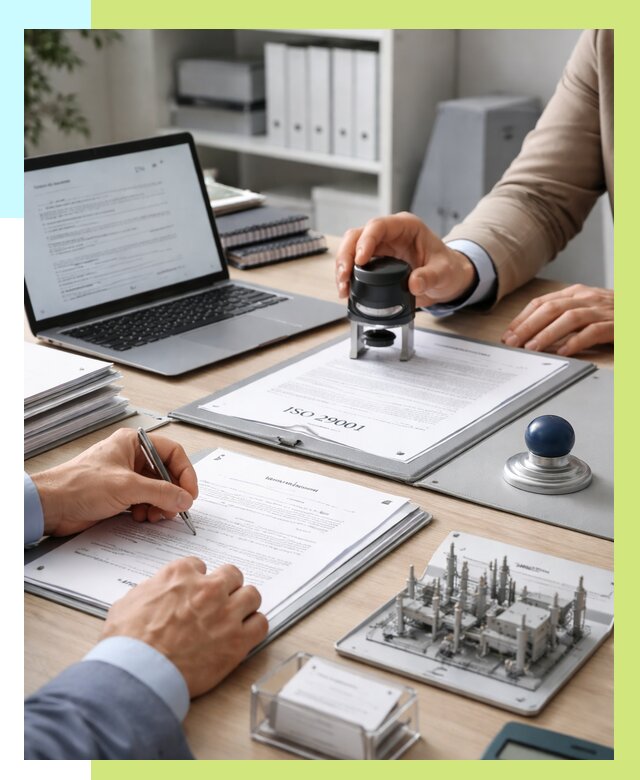 Сертификат ISO 29001 в Шатуре под ключ от 76830 р. | Алешин-Штр